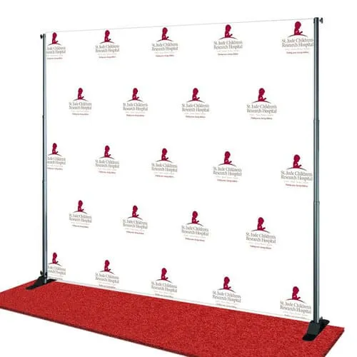 Vinyl Step and Repeat Banner with Stand - Image 4